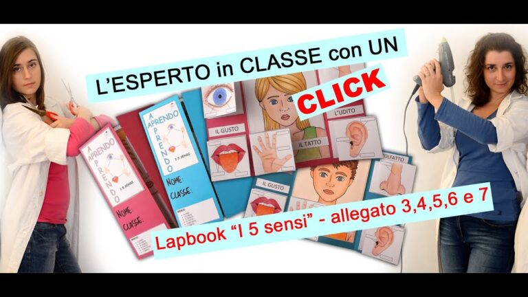 Esplora i tuoi sensi con il Lapbook stampabile: un viaggio sensoriale entusiasmante!