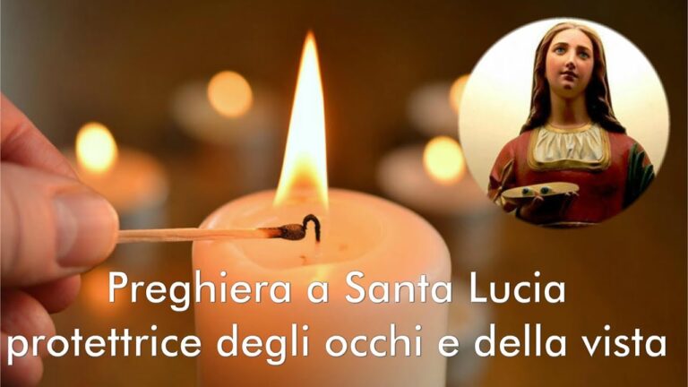 La potente preghiera a Santa Lucia: miracoli e protezione!