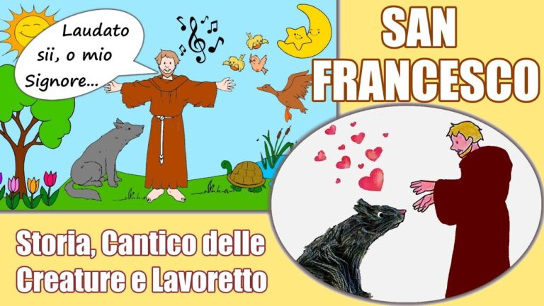 Scopri il magico mondo di San Francesco attraverso immagini adatte ai più piccoli!