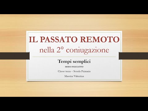 Cadere nel passato: un viaggio nel passato remoto